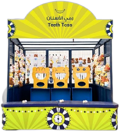 بوث رمي الأسنان